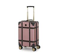 Rock Vintage Small 32L Hard Shell Suitcase - Pink