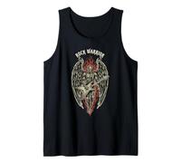 Rock Warrior Angel Guitar Vintage Rock Music Tank Top