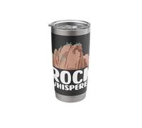 Rock Whisperer Mountain Climbing Geology Design Stainless Steel Insulated Tumbler