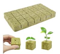 Rock Wool Cultivation Rock Wool Cubes 28 Pieces Rockwool Cube Rock Wool Propagation Mat Rock Wool Cultivation Hydroponics for Bottomless Cultivation Seedlings Clones Clones Plants