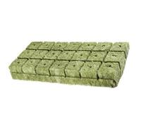 Rock wool slab with improved water retention and air permeability for root professional plant propagation buckets