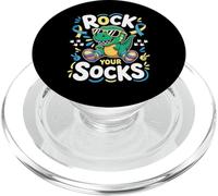 Rock Your Socks Down Syndrome Awareness Day Dinosaur Boys PopSockets PopGrip for MagSafe