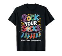 Rock Your Socks World Down Syndrome Awareness Day WDSD Kids T-Shirt