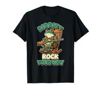 Rock Your Way Frog with Gun and Property Costume T-Shirt
