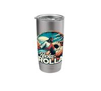 Rocka Rolla Jesus Rolling The Rock Vintage Easter Passover Stainless Steel Insulated Tumbler