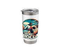 Rocka Rolla Jesus Rolling The Rock Vintage Easter Passover Stainless Steel Insulated Tumbler