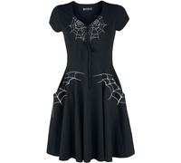 Rockabella Black Widow Dress Mini Dress black white S