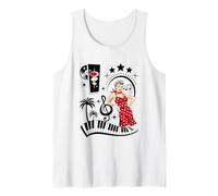 Rockabilly 50s Clothes Doo Wop Rock and Roll Vintage 1950s Tank Top