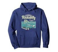 Rockabilly 50s Rebel Classic Rock N Roll Style Pullover Hoodie