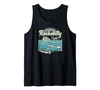 Rockabilly 50s Rebel Classic Rock N Roll Style Tank Top
