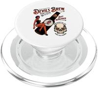 Rockabilly Devil Girl Beer Home Brewing 1950's Retro Pinup PopSockets PopGrip for MagSafe