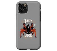 Rockabilly Devil Girl Lady Lucky Spade Retro Vintage Casino Case for iPhone 11 Pro