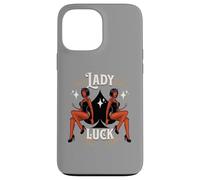 Rockabilly Devil Girl Lady Lucky Spade Retro Vintage Casino Case for iPhone 13 Pro Max