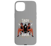 Rockabilly Devil Girl Lady Lucky Spade Retro Vintage Casino Case for iPhone 15 Plus