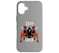 Rockabilly Devil Girl Lady Lucky Spade Retro Vintage Casino Case for iPhone 16 Plus