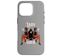 Rockabilly Devil Girl Lady Lucky Spade Retro Vintage Casino Case for iPhone 16 Pro