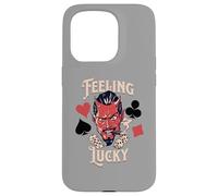 Rockabilly Feeling Lucky Devil Dice 50s Retro Vintage Casino Case for iPhone 15 Pro