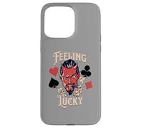 Rockabilly Feeling Lucky Devil Dice 50s Retro Vintage Casino Case for iPhone 15 Pro Max