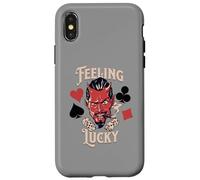 Rockabilly Feeling Lucky Devil Dice 50s Retro Vintage Casino Case for iPhone X/XS