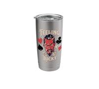 Rockabilly Feeling Lucky Devil Dice 50s Retro Vintage Casino Stainless Steel Insulated Tumbler