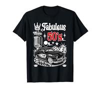Rockabilly Retro 50s Style Rock and Roll Dance Classic Car T-Shirt