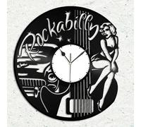 Rockabilly Vinyl Wall Clock Rock Band Music Lover Gift Home Room Decoration Vintage Design Office Bar Room Home Decor