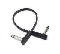 RockBoard Flat Patch Cable Black 20 cm Angled - Angled