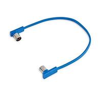 RockBoard Flat MIDI Cable, 30cm - Blue