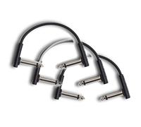 Rockboard flat patch cable, 10 cm, pack of 3