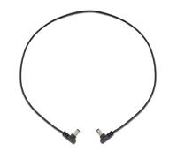 RockBoard Flat Power Cable 60cm Angled to Angled Black