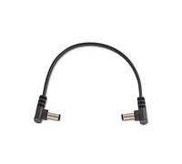 Rockboard Flat Power Cable - Black 15 cm / 5.9 Inch angled/angled