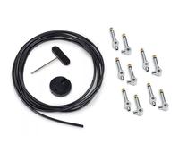 RockBoard PatchWorks Solderless SET Chrome 3 m Straight - Angled