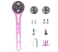 ROCKBROS Aero Bike Computer Mount Aluminum Out Front Road Bike Computer Extended Lightweight Handlebar Mount Compatible With For Garmin, Wahoo, Bryton, Action Cameras, Lights 45g