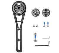 ROCKBROS Aero Bike Computer Mount Nylon Out Front Road Bike Computer Extended Lightweight Handlebar Mount Compatible With For Garmin, Wahoo, Bryton, Action Cameras, Lights 23g