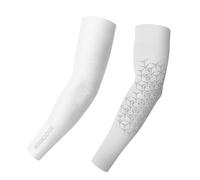 ROCKBROS Arm Sleeves UV Protection Arm Protectors for Fragile Skin Thin Skin Tattoo Cover Up Compression Arm Sleeves for Women Men Gaming Sleeves for Gardening, Cycling, M-XL, Black White