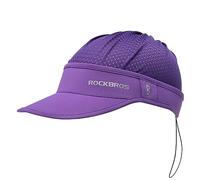 ROCKBROS Bicycle Cap Bicycle Cycling Cap UV Protection UPF 50+ Summer Lightweight Breathable Adjustable Ponytail Cap Unisex for Outdoor Sports Cycling Running Fishing Women & Men Purple