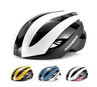 ROCKBROS Bicycle Helmet Road Bike Helmet Lightweight Cycling Helmet M/L 55-61 cm Adjustable All-Round Helmet Ventilation 4 Colours for Adults Women and Men