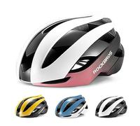 ROCKBROS Bicycle Helmet Road Bike Helmet Lightweight Cycling Helmet M/L 55-61 cm Adjustable All-Round Helmet Ventilation 4 Colours for Adults Women and Men