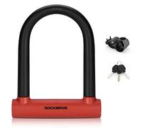 ROCKBROS Bicycle U-Lock with Mount U-Bike Lock Made of High-Strength Alloy Steel Lock for Bicycle, Motorcycle, E-Bike