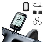ROCKBROS Bike Computer Gps Sensitive Wireless Bike Odometer for Bicycle MTB, ANT+ Bluetooth 5.0, IPX6 Waterproof, Type-C Rechargeable, 2.9 Inch Display with Stand