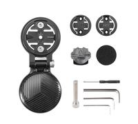 ROCKBROS Bike Computer Mount Aluminium Front MTB Road Bike Computer Lightweight Stem Mount Compatible Suit for Garmin, Wahoo, Bryton, Air Tag,Tracker