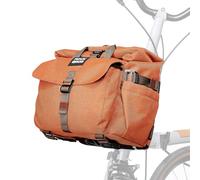 ROCKBROS Bike Handlebar Bag for Brompton Handlebar Pack City Commuter Bike Backpack Multifunctional Bicycle Bags Orange