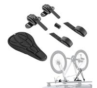 ROCKBROS Bike Inverted Carrier Rack for the Car, Stable Universal Fit Bicycle Roof Rack, With Fork Mount Easy Installation, For Mtb Road Bike City Bikes, Requires Crossbars