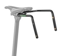 ROCKBROS Bike Saddle Stabilizer Bracket, Anti-Shake Waterproof Bicycle Seat Bag Water Bottle Support Holder, Multifunctional Aluminum Rear Seat Bag Stabilizer Mounting Accessories, Black