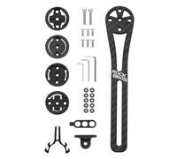 ROCKBROS Carbon Fiber Bicycle Computer Mount, Compatible with Garmin, Bryton, Wahoo, Giant, GoPro, Bike Lights