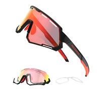 ROCKBROS Cycling Glasses Polarized Sunglasses for Men Women UV400 Protection with TR90 Superlight Frame 2 Interchangable Lens for Driving Fishing Running Climbing Golf Outdoor Sports