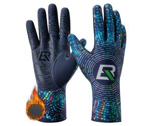 ROCKBROS Cycling Gloves Autumn Winter Full Finger Elastic Non-slip Breathable Running Gloves for Cycling Hiking Women and Men M-XXL