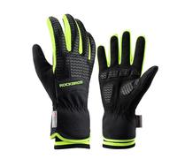 ROCKBROS Cycling Gloves Full Finger Winter Thickened Warm SBR Palm Touchscreen