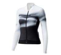 ROCKBROS Cycling Jersey Ladies Long Sleeve Cycling Jersey Spring Summer Women Cycling Clothing Breathable Quick Drying Road Cycling Jersey with 3 Pockets