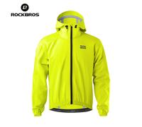 ROCKBROS Cycling Raincoat Outdoor Active Unisex Bike Waterproof Hooded Jacket